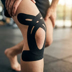Kinesiology Tape | Pre-Cut Knee Shape & Waterproof Adhesive | Set of 10