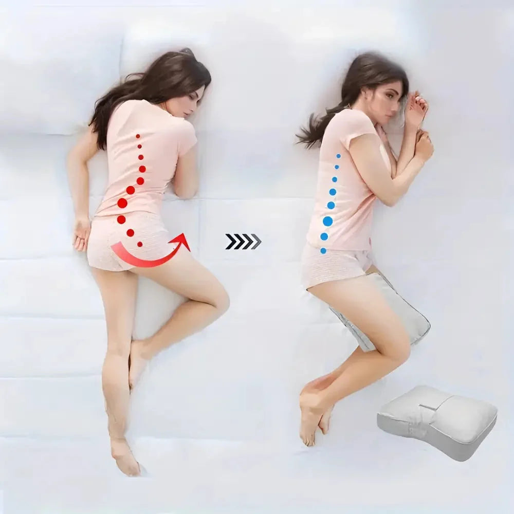 Knee Pillow | Memory Foam & Adjustable Velcro Strap