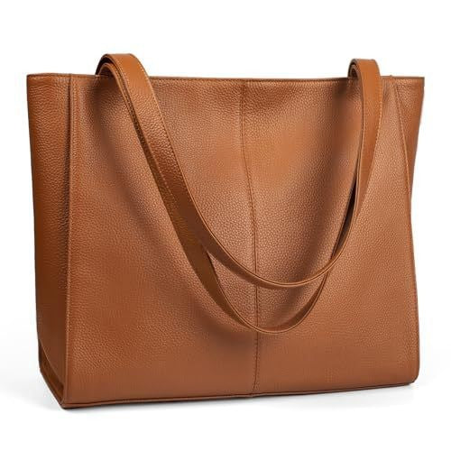 Leather Tote Bag | Spacious Interior & Shoulder Handles