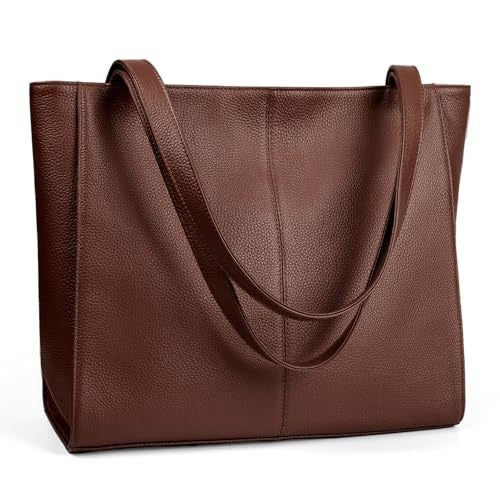 Leather Tote Bag | Spacious Interior & Shoulder Handles