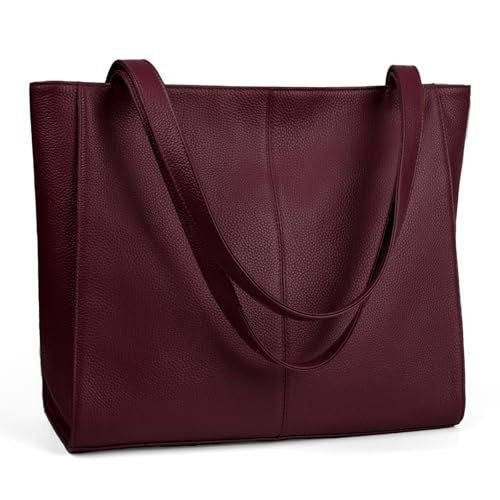 Leather Tote Bag | Spacious Interior & Shoulder Handles