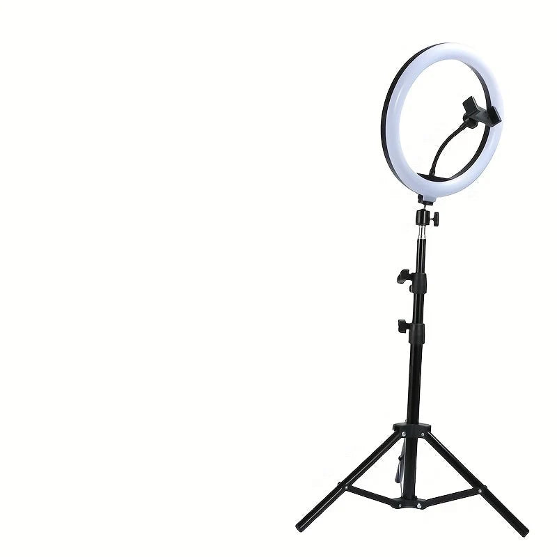 LED Ring Light | Adjustable Tripod & Phone Holder | USB Powered