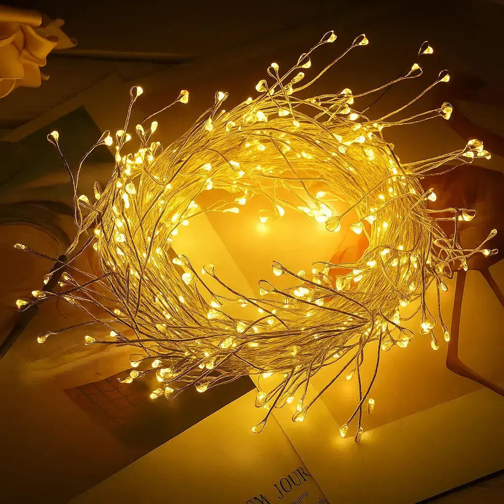 LED String Lights | Flexible Copper Wire & IP65 Waterproof | 9 m