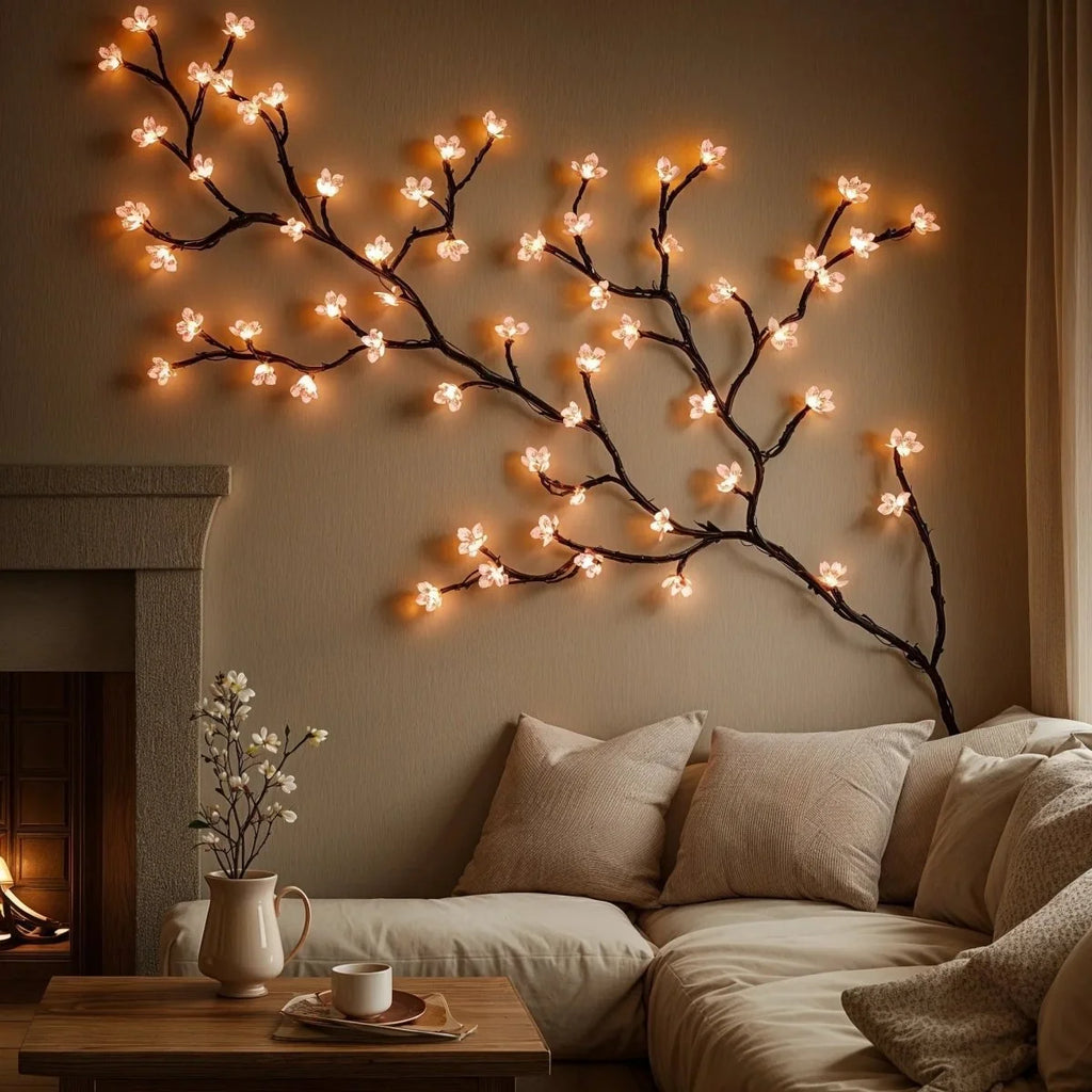 LED String Lights | Warm White & Pink Glow | 1.6 m