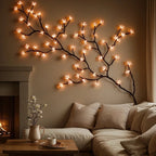 LED String Lights | Warm White & Pink Glow | 1.6 m