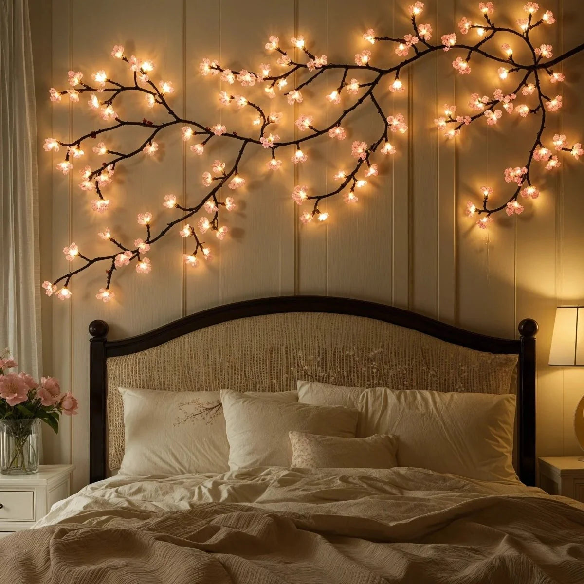 LED String Lights | Warm White & Pink Glow | 1.6 m
