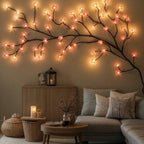 LED String Lights | Warm White & Pink Glow | 1.6 m