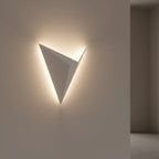 LED Wall Light | Geometric Triangle Design | Warm Even Lighting