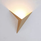 LED Wall Light | Geometric Triangle Design | Warm Even Lighting