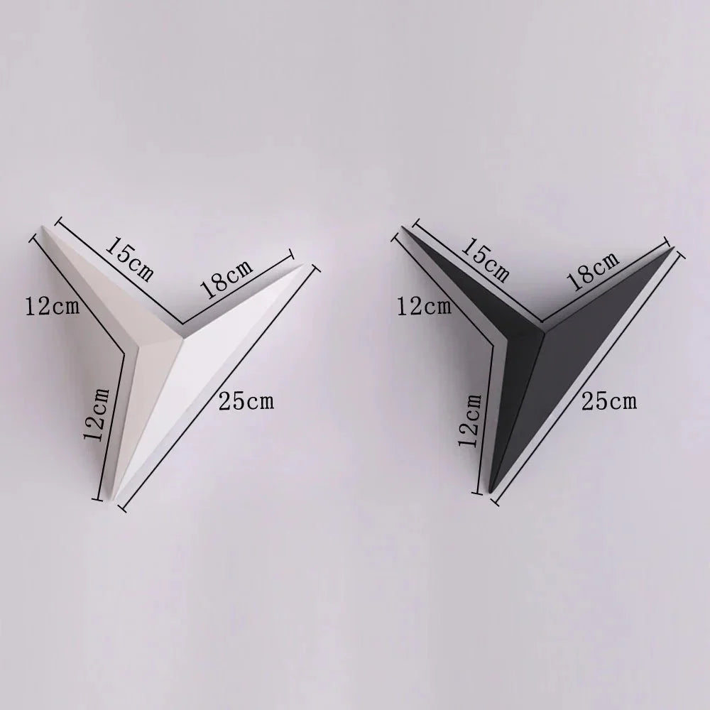 LED Wall Light | Geometric Triangle Design | Warm Even Lighting