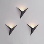 LED Wall Light | Geometric Triangle Design | Warm Even Lighting