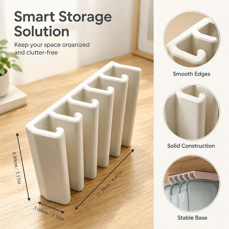 Lid Organizer | Space-Saving & Self-Adhesive | 5 Slots