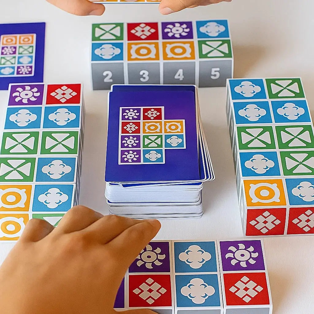 Logic Game | Symbol Dice & Pattern Cards | Ages 7+