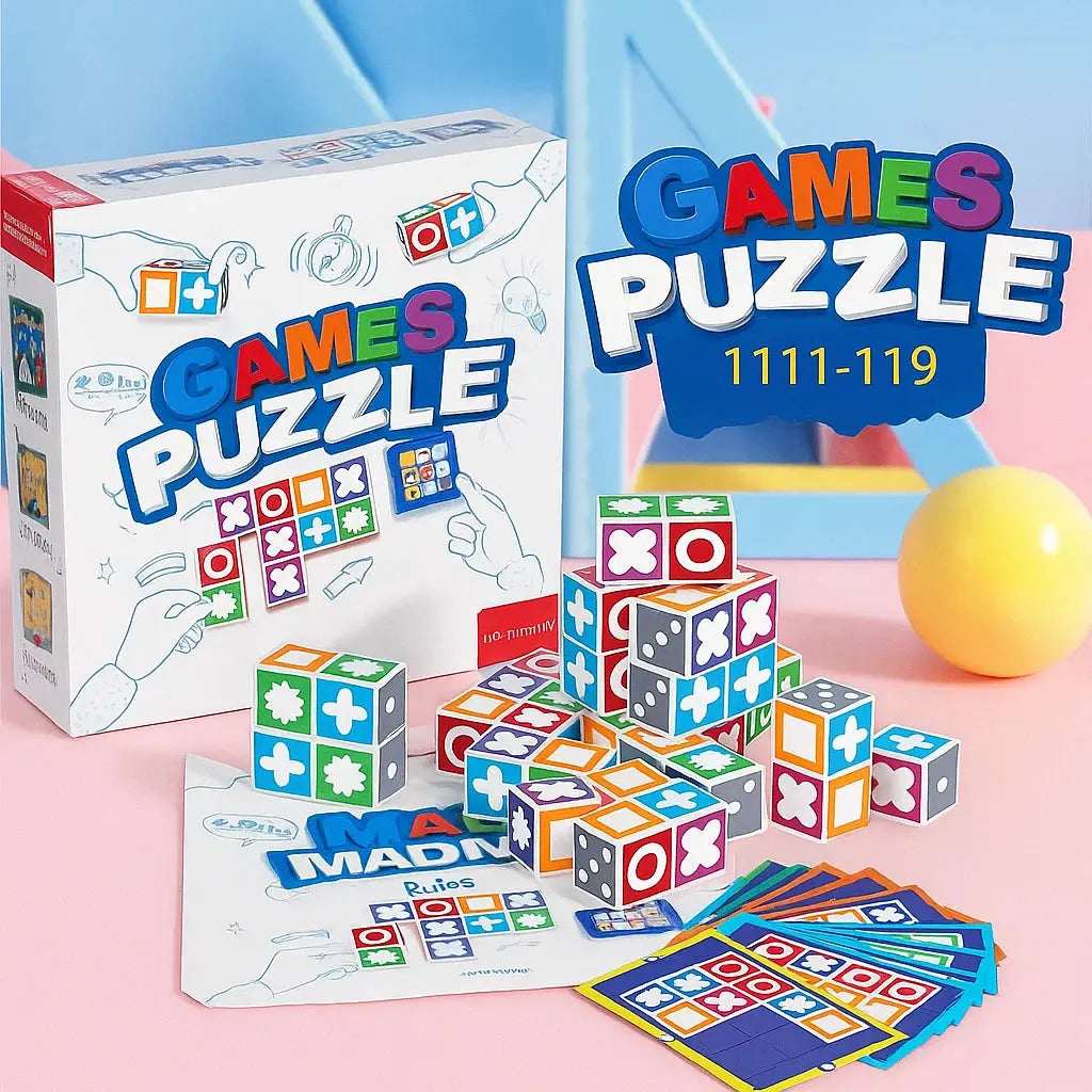 Logic Game | Symbol Dice & Pattern Cards | Ages 7+
