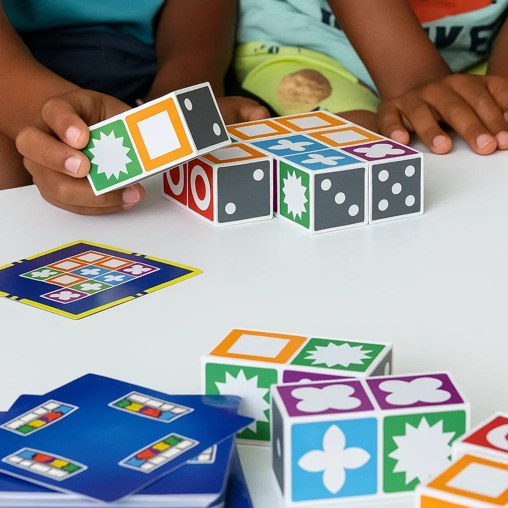 Logic Game | Symbol Dice & Pattern Cards | Ages 7+