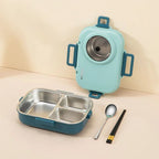 Lunch Box | 3-Compartment Stainless Steel & Insulated