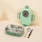 Lunch Box | 3-Compartment Stainless Steel & Insulated