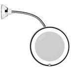 Makeup Mirror | 10X Magnification & LED | Suction Cup Pivot Arm
