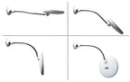 Makeup Mirror | 10X Magnification & LED | Suction Cup Pivot Arm