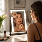 Makeup Mirror | Touch-Control LED Lighting & 15x Magnifying Mirror