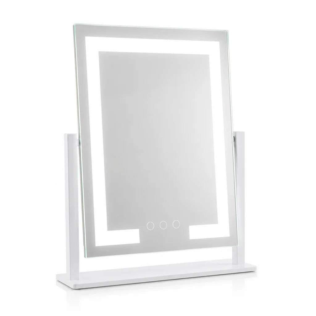 Makeup Mirror | Touch-Control LED Lighting & 15x Magnifying Mirror