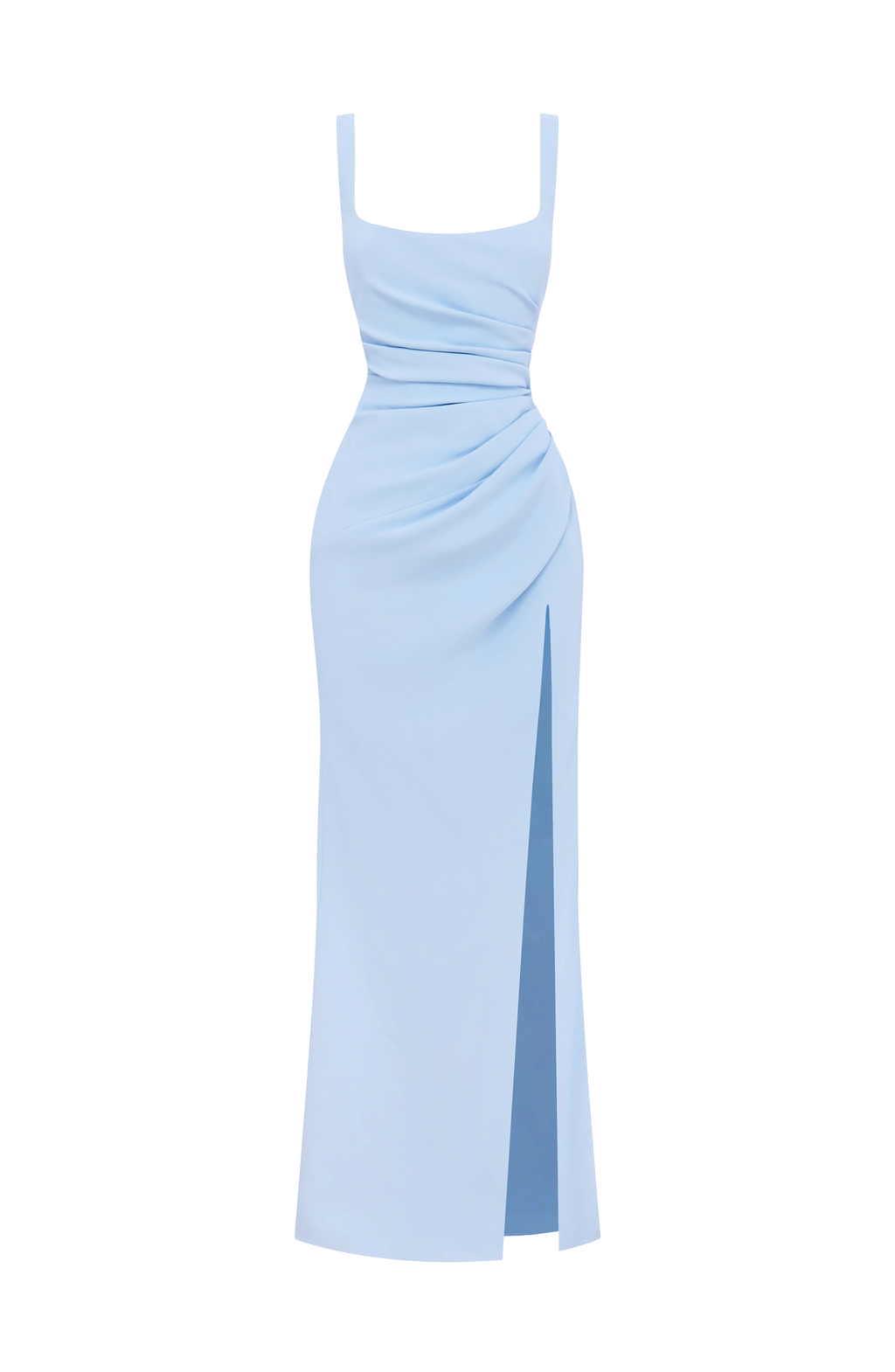 Maxi Dress | Corset Bodice & Square Neckline | Adjustable Lace-Up Back
