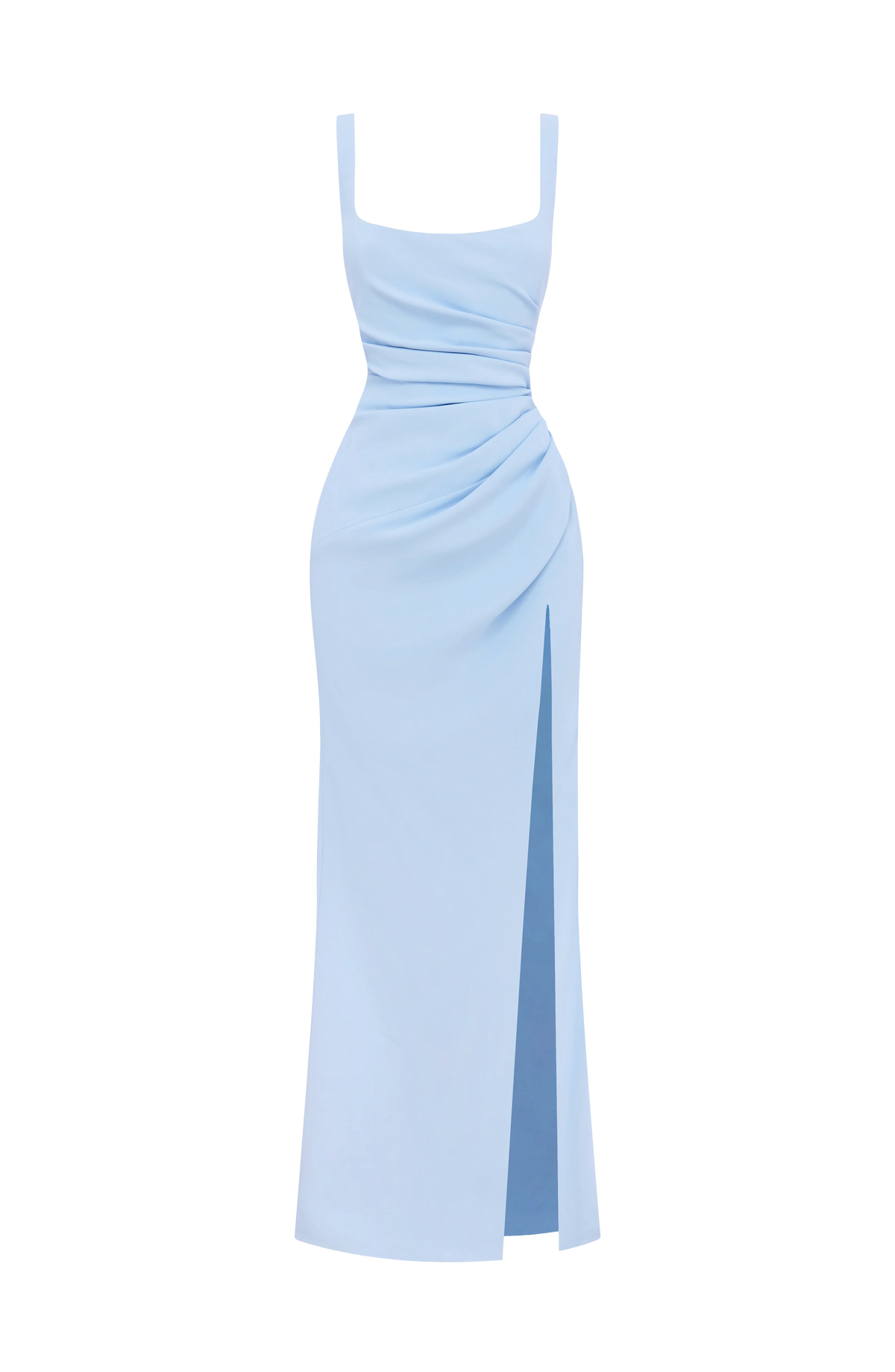 Maxi Dress | Corset Bodice & Square Neckline | Adjustable Lace-Up Back