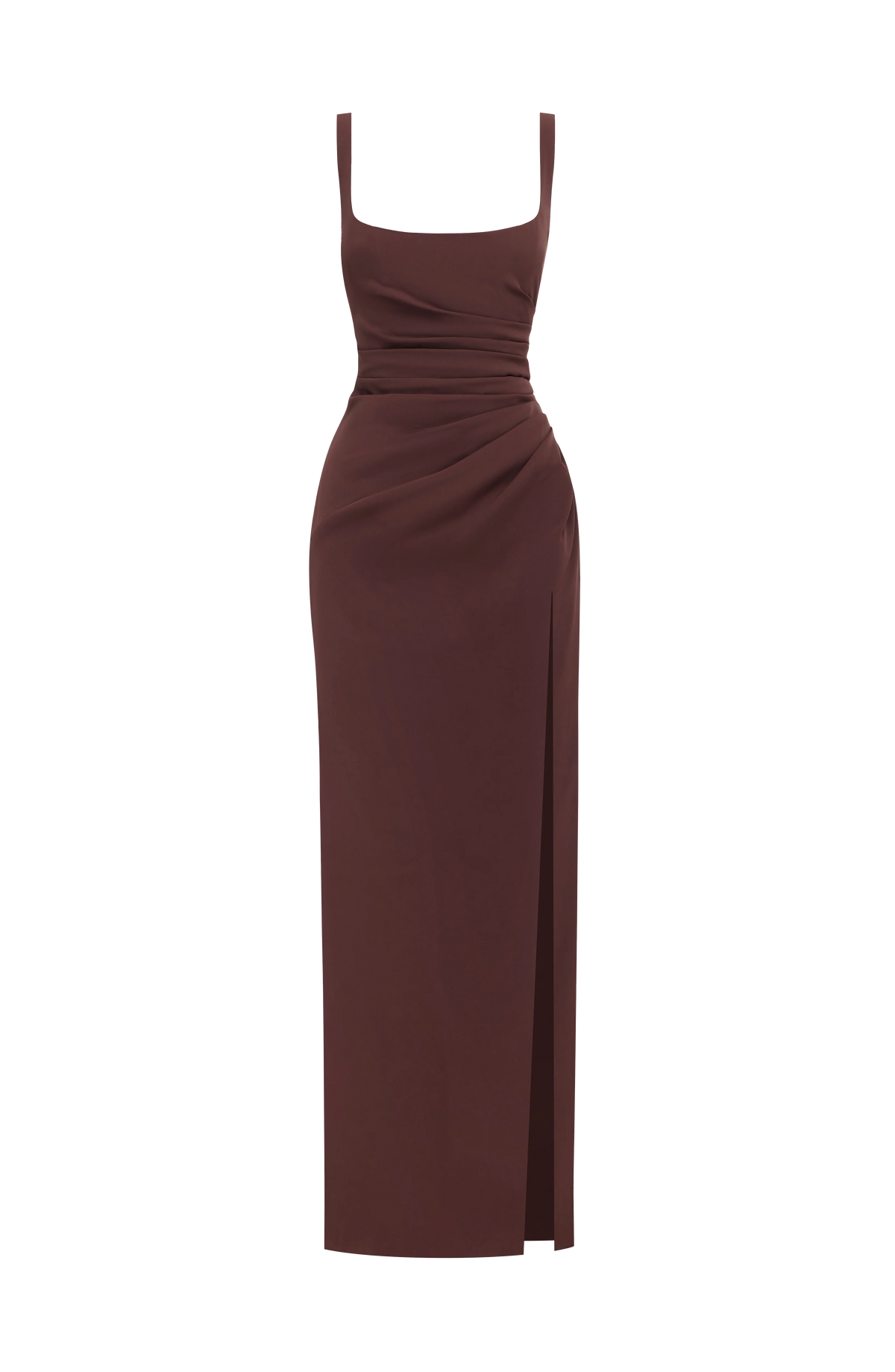 Maxi Dress | Corset Bodice & Square Neckline | Adjustable Lace-Up Back