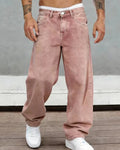 Men's Jeans | Straight-Leg Mid-Rise | Cotton Blend