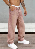 Men's Jeans | Straight-Leg Mid-Rise | Cotton Blend