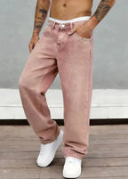 Men's Jeans | Straight-Leg Mid-Rise | Cotton Blend