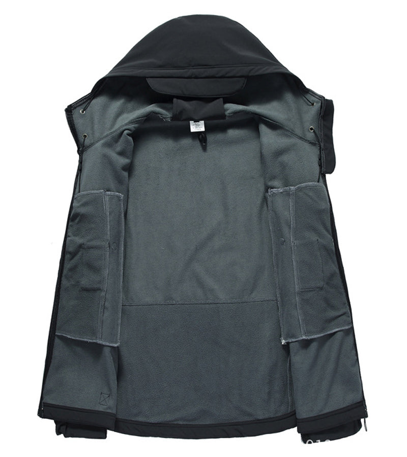 Men's Softshell Jacket | Hooded Waterproof & Windproof