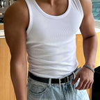 Men's Tank Top | Slim Fit Ribbed & Sleeveless