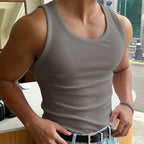 Men's Tank Top | Slim Fit Ribbed & Sleeveless
