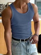 Men's Tank Top | Slim Fit Ribbed & Sleeveless
