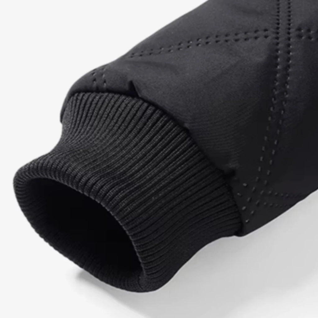 Men's Winter Jacket | Quilted Windproof Shell & Plush Fleece Lining