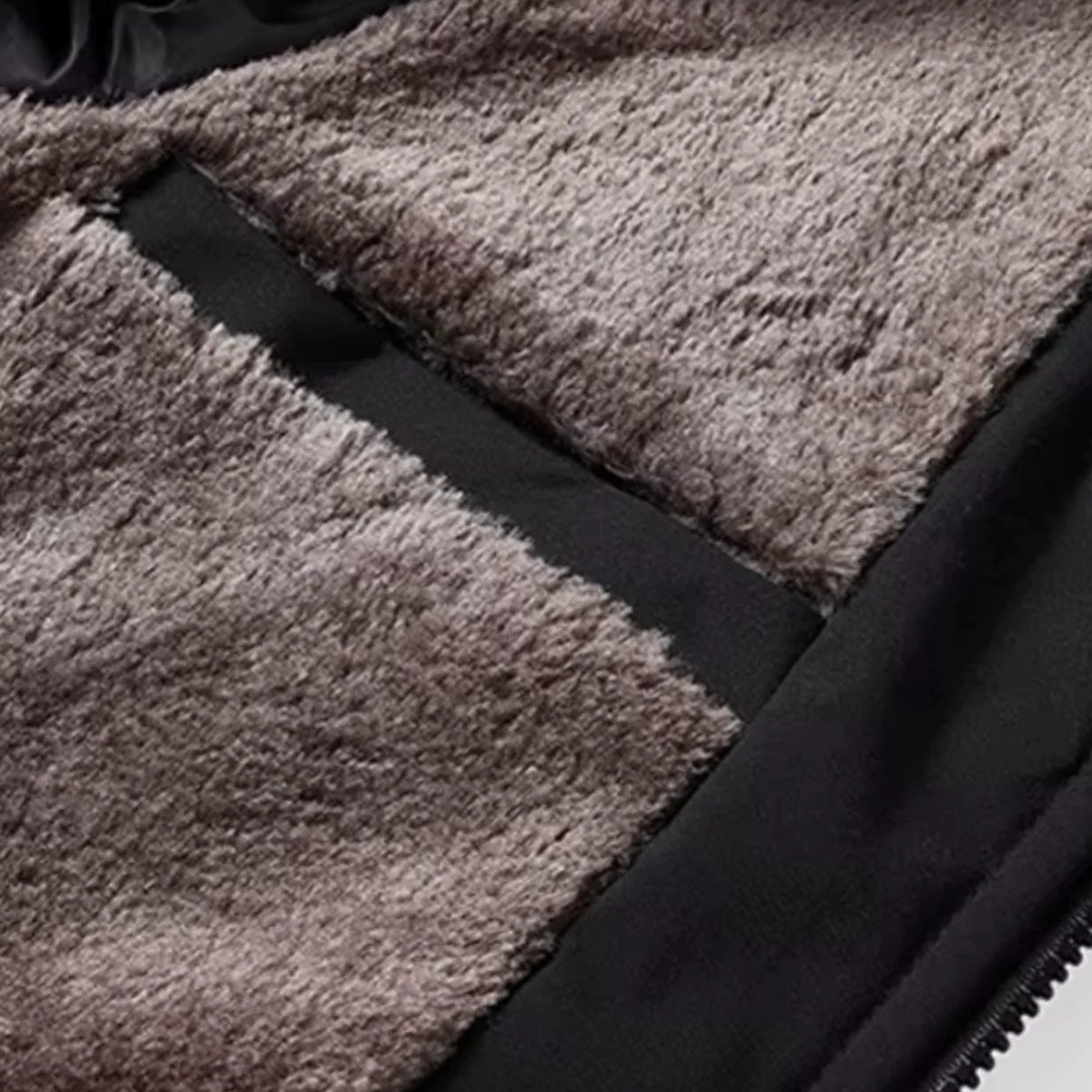 Men’s Winter Jacket | Quilted Windproof Shell & Plush Fleece Lining