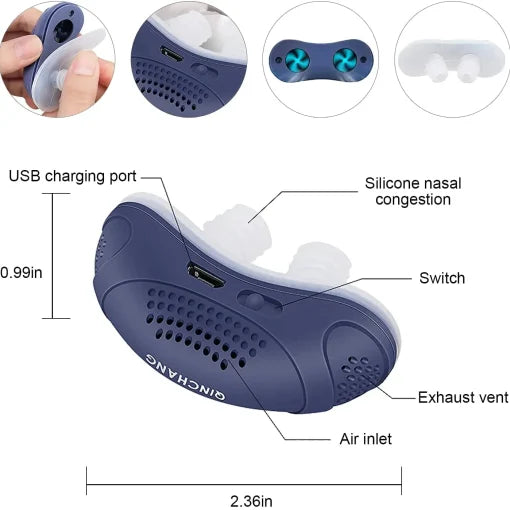 Micro CPAP Machine | Hoseless Silent & Portable | 8-Hour Battery Life
