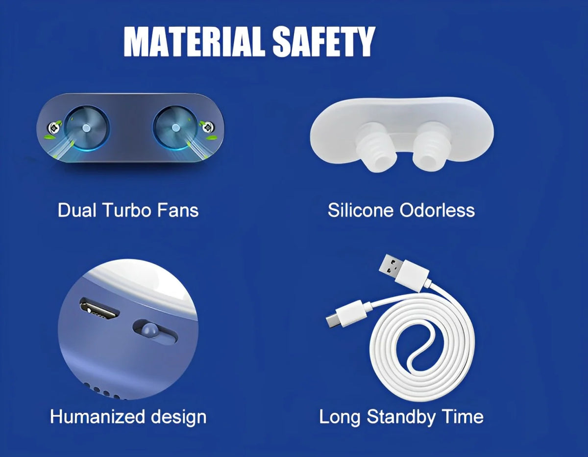 Micro CPAP Machine | USB-Rechargeable Whisper-Quiet Soft Silicone Buds