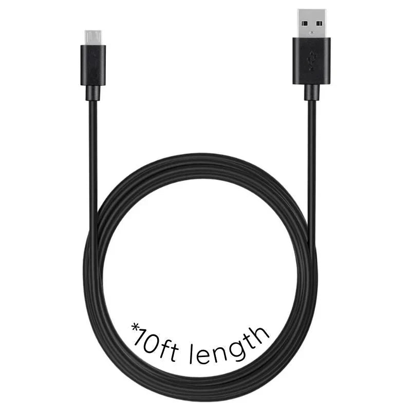 Micro USB Cable | Fast Charging & Data Transfer | 10 ft