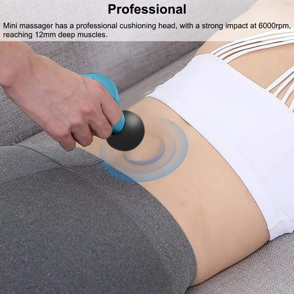 Mini Massage Gun | Portable Deep Tissue | USB Rechargeable