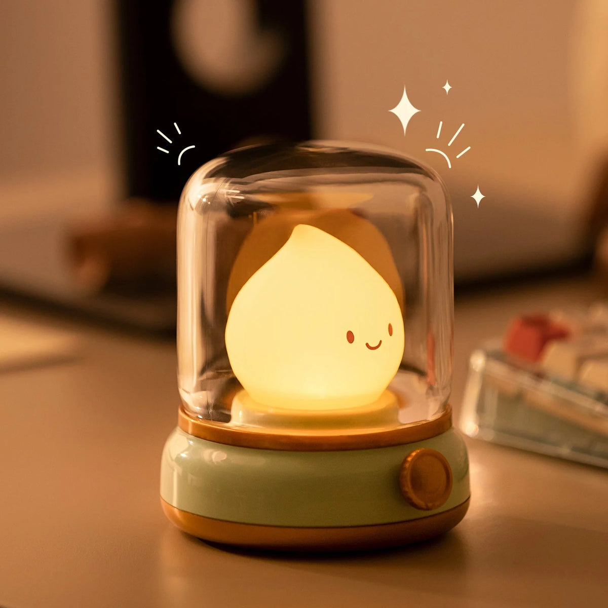 Mini Table Lamp | Rechargeable Touch-Control & 12-Hour Runtime