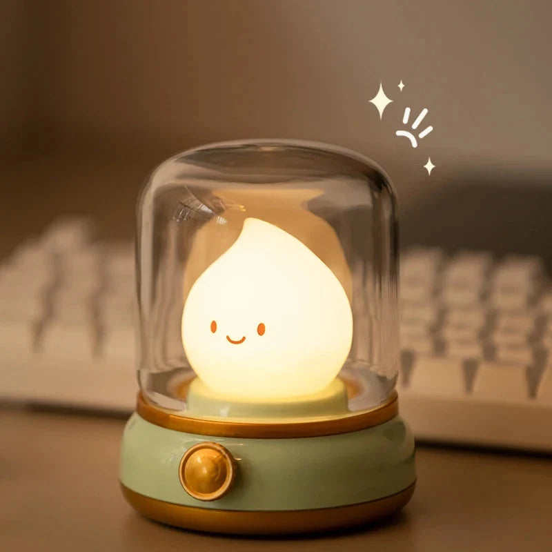 Mini Table Lamp | Rechargeable Touch-Control & 12-Hour Runtime
