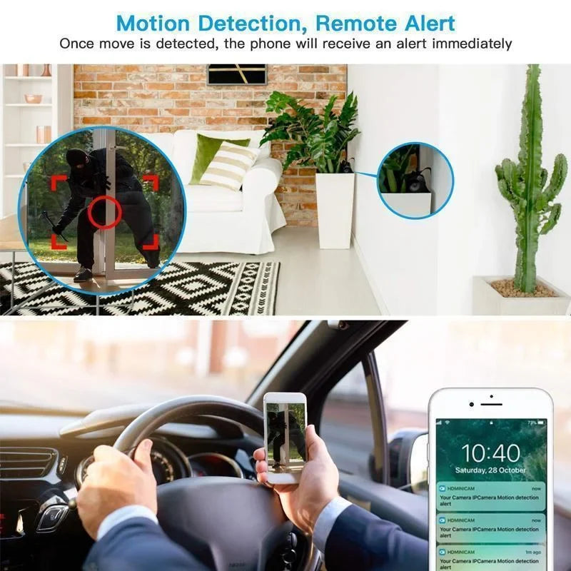 Mini WiFi Camera | 1080p Night Vision & Magnetic Mount