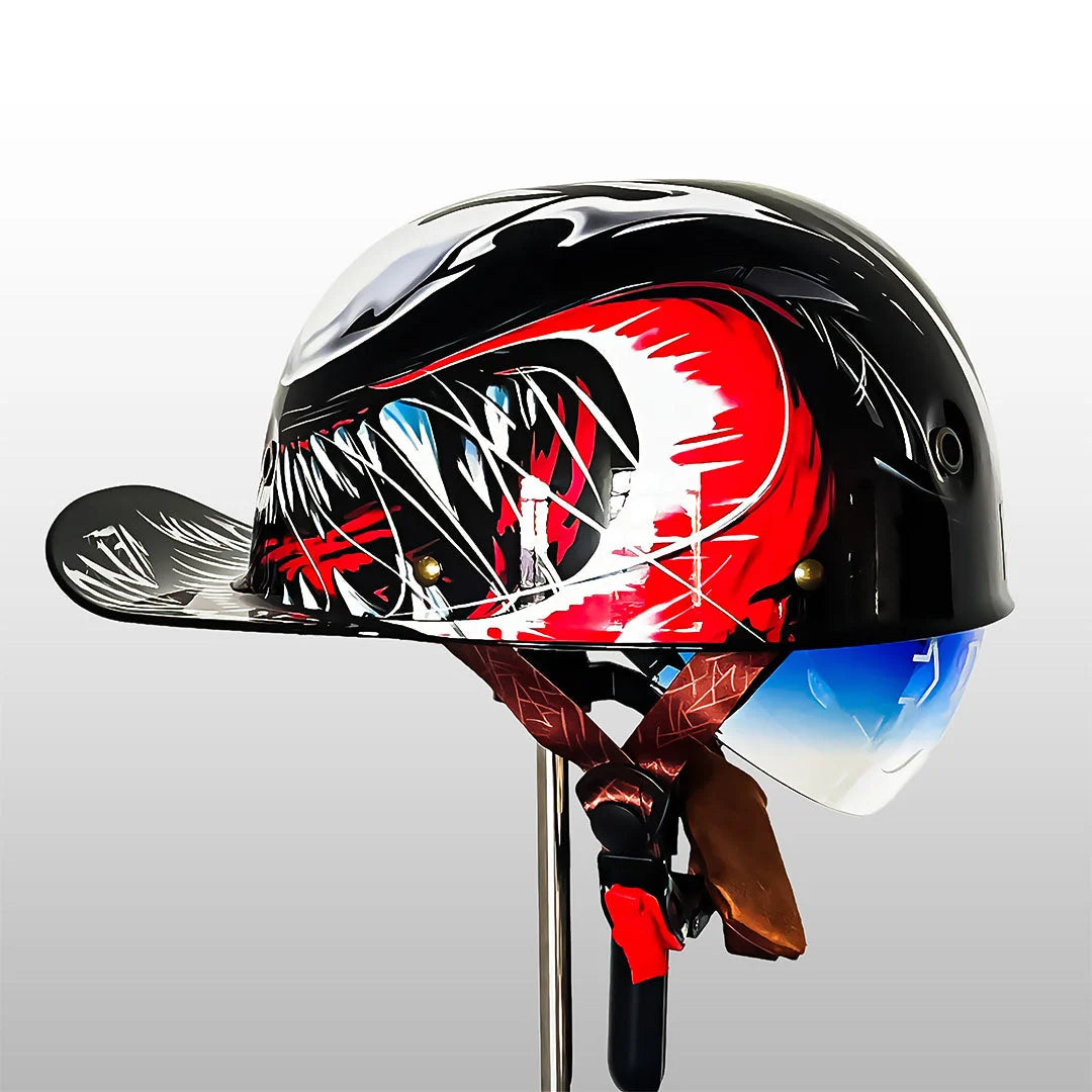Motorcycle Baseball Helmet | DOT & ECE Certified