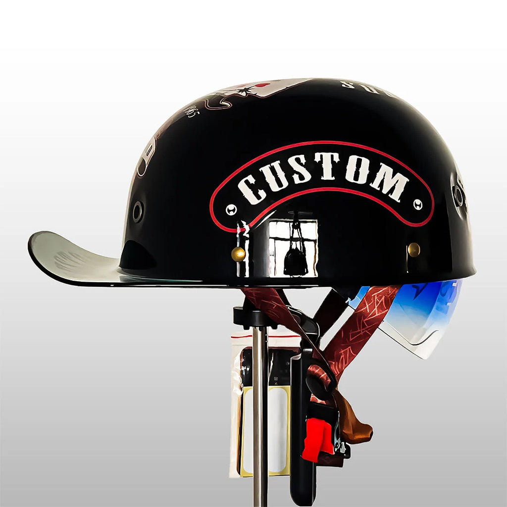 Motorcycle Baseball Helmet | DOT & ECE Certified