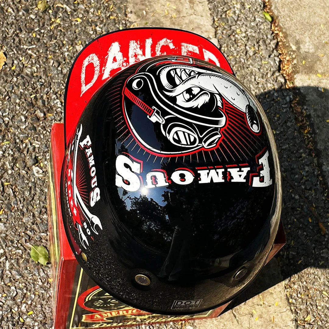 Motorcycle Baseball Helmet | DOT & ECE Certified