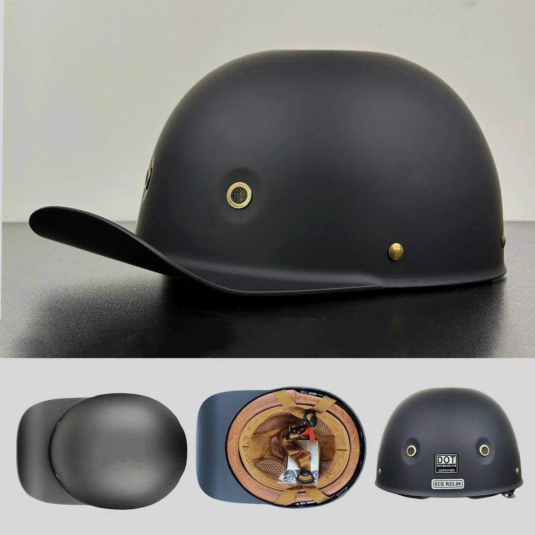 Motorcycle Baseball Helmet | DOT & ECE Certified
