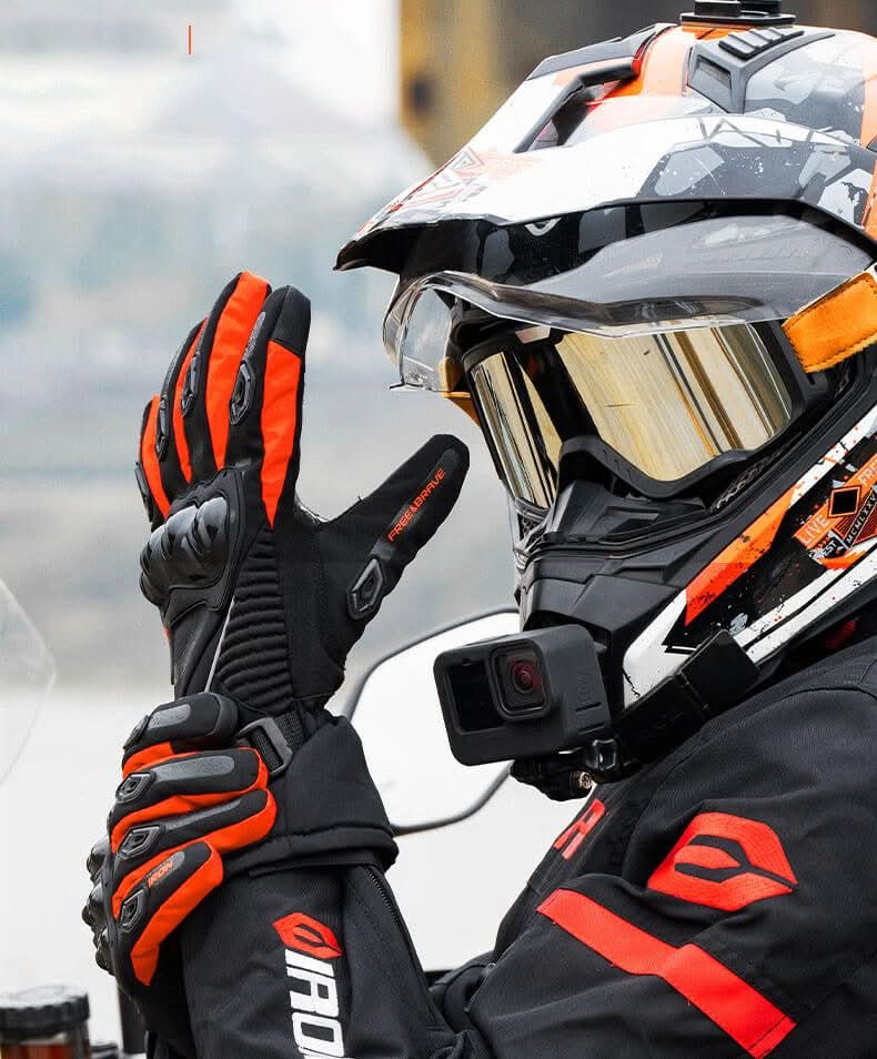 Motorcycle Gloves | Waterproof & Insulated | Touchscreen Compatible