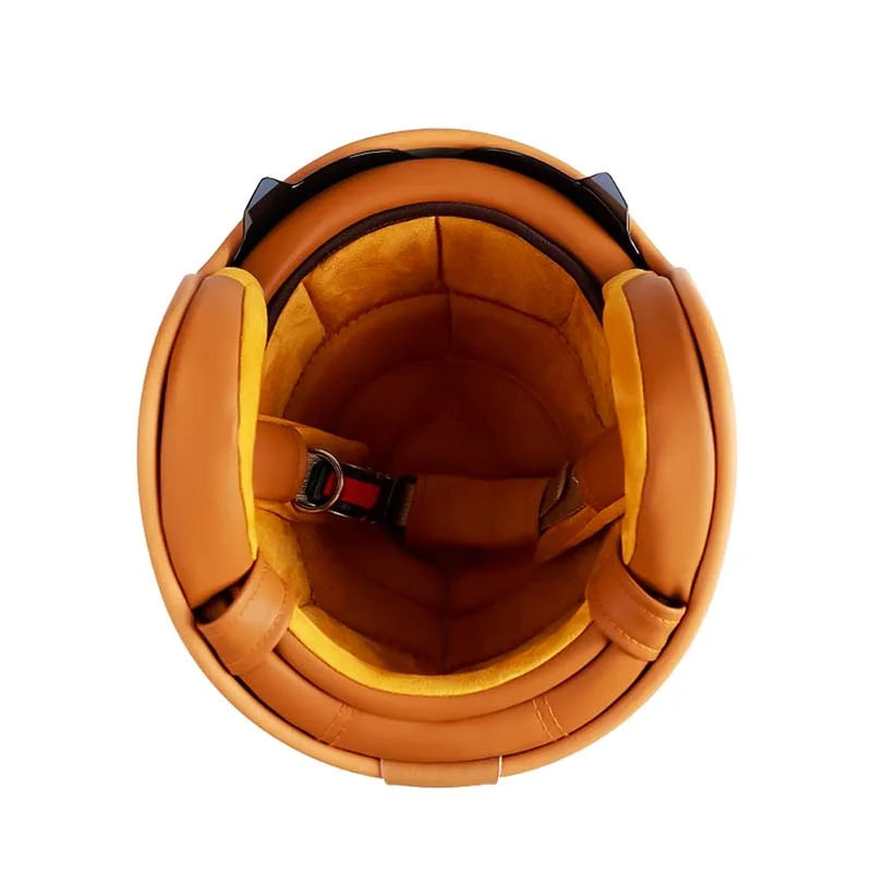 Motorcycle Helmet | DOT & ECE Certified Retro | Dual Visors & Brim